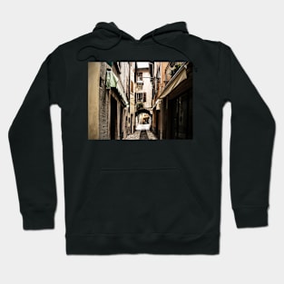 Street in Malcesine, North East Italy Hoodie